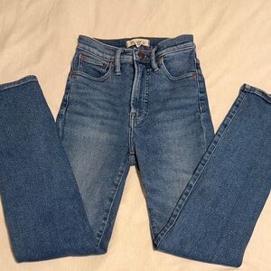 Madewell High Rise Blue Jeans